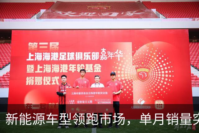 新能源车型领跑市场，单月销量突破五万大关